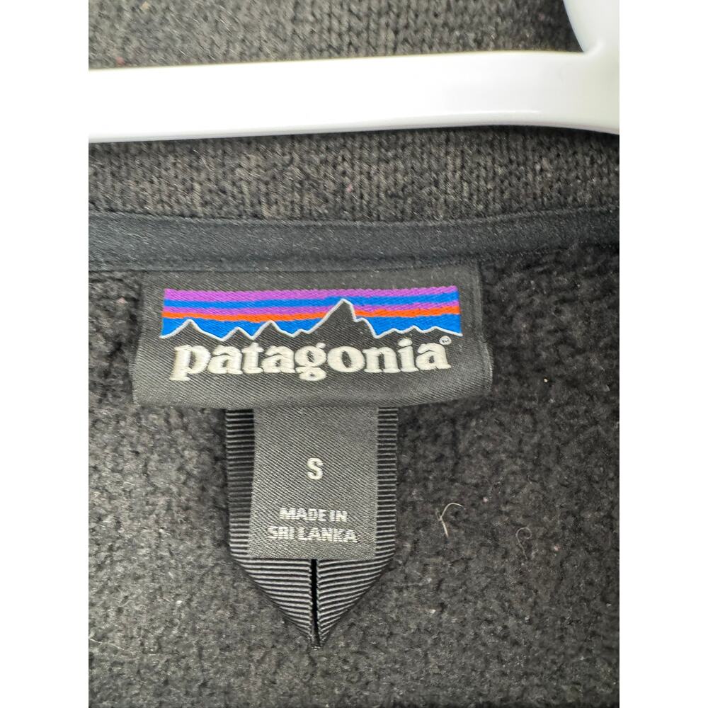 Patagonia Better Sweater Coat Womens Small Dark Gray Fleece Thigh‎ Length - Picture 8 of 12